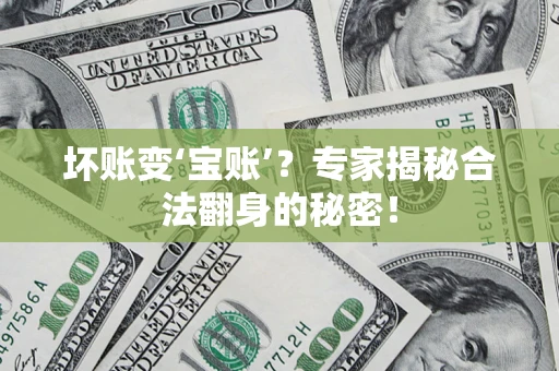 济南坏账变‘宝账’?专家揭秘合法翻身的秘密! 济南坏账变‘宝账’?专家揭秘合法翻身的秘密!